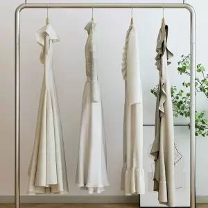 매장용 옷거치대 옷방 스틸 스텐옷걸이 80 스테인레스 길이 두꺼운행거 백