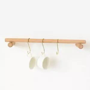 수건걸이 우드 타올걸이 벽행거 60cm