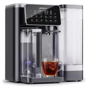 JIMMY R9 역삼투압 시스템 조리대 정수 필터 - 7단계 정화 재광화 및 UV 휴대용 정수기 3초 즉시 가열(7