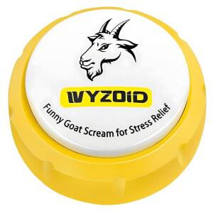 WYZOID 소리 지르는 염소, 책상 말하기 버튼, 웃긴 염소 만들기 - 친구와 동료에게 흥미로운 선물 제공