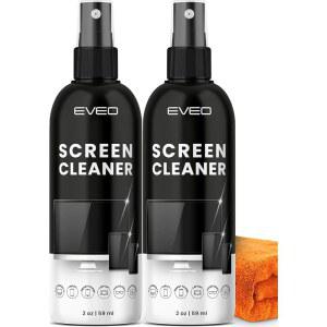 스크린 클리너 - TV 및 극세사 천 키트, TV, 모니터, 노트북, 맥북, 패드, 폰 전자 기기용 컴퓨터 자동차 2팩