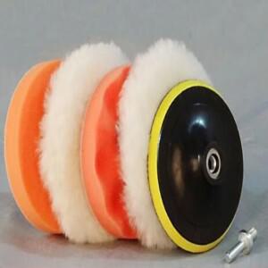 34 5 6 7 8 양모 연마 휠 패드 공 몰려 들고