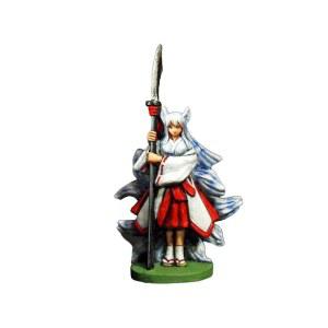 오로라 모델 나인 테일 폭스 슈라인 메이든 메탈 피규어