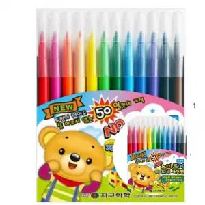 지구화학 노마르지 사인펜 투명이 색연필 12색 세트 초등 학용품 준비물 선물