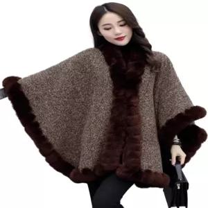 재킷 망토코트 케이프코트 겨울 두꺼운 오버핏 보온 따뜻한 망토 외투