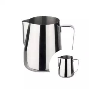 스텐 우유 스팀 피쳐 600ml 벨 크리머 밀크 저그 시럽잔 커피잔 바리스타 도구
