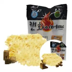 캔화이어 리필용 200g 바베큐 캠핑 연료 고기 구이용 1시간 간편 점화 도구