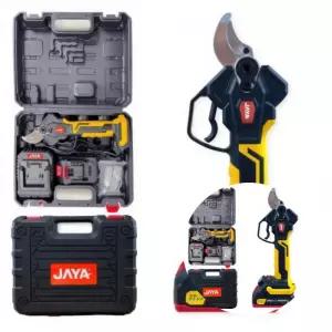 자야 충전식 전동 전지 가위 초강력 원예 조경 정원 꽃가위 꼭지 제거용 공구