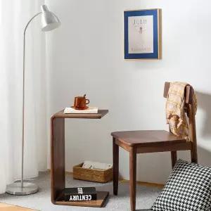 호두나무 사이드테이블 원목 좌식 이동식 협탁 거실 모서리 인테리어 북유럽