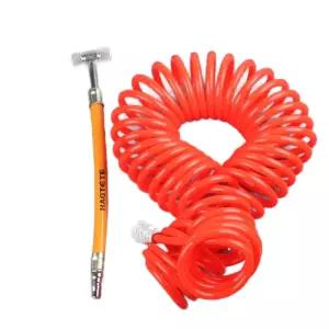 타이어 공기주입기 노즐 측정기 자전거 공기 미지아 게이지 클램프 커넥터