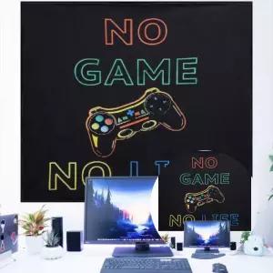 대형 패브릭 포스터 게임라이프 M PC방 원룸 벽면 장식 가림막 천 배경포스터