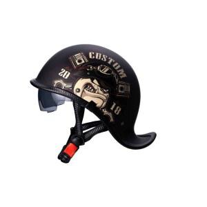 빈티지 레트로반모 오토바이헬멧 하이바 4XL TT02 스페이스 무광블랙 500tx