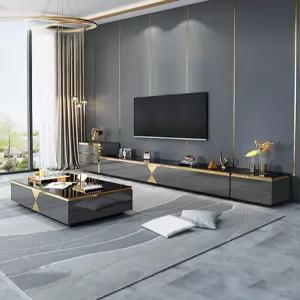 모던 커피테이블 거실 사각 강화유리 수납 대리석 사이드테이블 인테리어