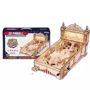 ROKR 핀볼 DIY 3D 로보타임 퍼즐 나무 시간 엔진 캘린더