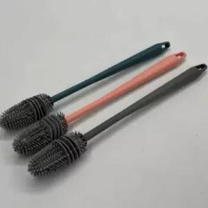 설거지솔 텀블러솔 텀블러세척기 물병수세미 컵세척 병솔 실리콘 2p