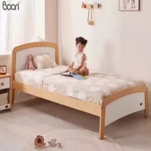 원목 아동용 어린이 침대 1m 싱글 소형 우드 화이트