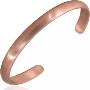 남성용 MagEnergy 구리 팔찌 100 솔리드 순수 생 핸드메이드 망치 커프 뱅글