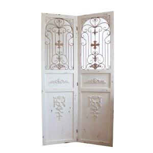 엔틱 창문 창틀 벽장식 55x60cm 창문틀 나무 블루ㅣ92x101x50cm