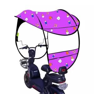 전동차 캐노피 햇빛가리개 스쿠터 휠체어 하늘색 장 그늘막