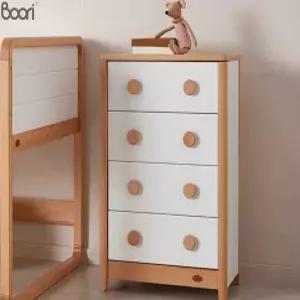 원목 4단 서랍장 침실 수납장 선반 아기 옷장 유아