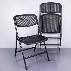 접이식 의자 행사장 pe 메쉬 상담용 학원용 대학교 블랙 폴딩체어 통기성 좌석