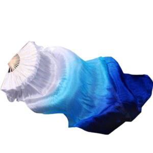 부채 밸리 댄스 치파오 공연 기본 레드 왼쪽 오렌지색 소품 왼손 매니아를위한 컬러 18m