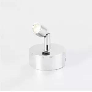 무선 스포트라이트 미니 핀조명 충전식 실버 포터블 LED 소형 스팟등 조명기구