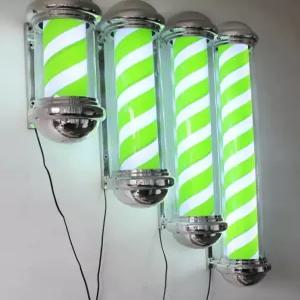 벽걸이 사인볼 미용실 LED 레트로 간판 라이트 오렌지 표준 인테리어