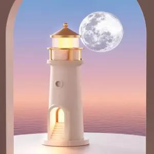 등대 무드등 특이한 램프 블루투스 스피커 조명 달모양 센서 무선