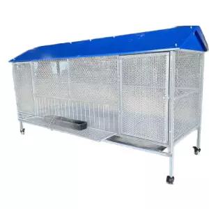 야외 케이지 조류 닭 비둘기 토끼 사육장 녹슬지 않는 아연도금 시골 양계장 마당 방목