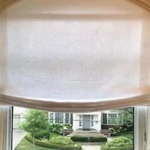 로만쉐이드 린넨 커튼 베사는 마소재 현관 블라인드 가리개 거실