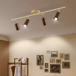 침실 레일등 우드 거실 천장등 복도 스포트라이트 원목 조명 라이트