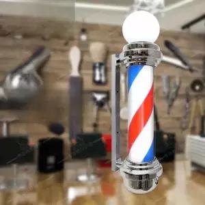 바버폴 싸인볼 미용실 이발소 바버샵 벽걸이 간판 사인볼