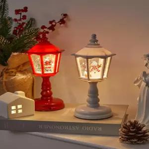 크리스마스 램프 눈내리는 성탄절 인테리어 소품 금색 관람차 음악 장식 조명