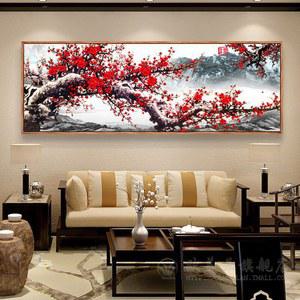 실십자수 도안세트 매화 집콕취미 물고기 돈으로 부귀 취미 돈나무와 십자수 풍경