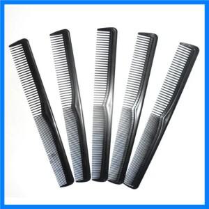 미세 절단 넓은 치아 헤어 이발사, 탄소 섬유 미용실 빗, 내열성 스타일링 그루밍 빗, 5 개