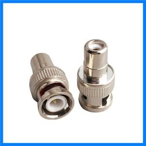 5/10Pcs BNC To RCA AV 남성 여성 스트레이트 커넥터 Q9 어댑터 감시 비디오 오실로스코프