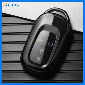 TPU 자동차 키 케이스 커버 쉘 Fob Honda 2022 Accord Civic HR-V 파일럿 스포츠 SI EX 체인 액세서리