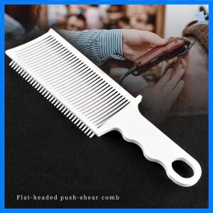 남성용 플랫 탑 페이딩 빗, 이발사 블렌딩 클리퍼, 헤어 커팅 빗, 내열성 페이드 빗, 살롱 스타일링 도구,