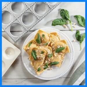 12 홀 라비올리 프레스 몰드, 수동 이탈리아 만두 제조기 다목적