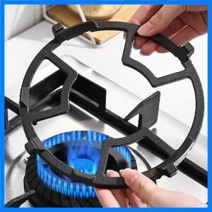 버터 워머 철 냄비 지원 링용 미끄럼 방지 가스 감속기 버너 창살-대부분의 스토브 레인지 쿡탑과 호환 가