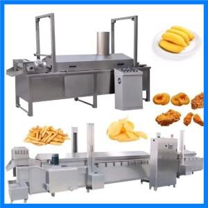 완전 자동 연속 튀김기 프렌치 프라이 및 스낵용, 생산 라인