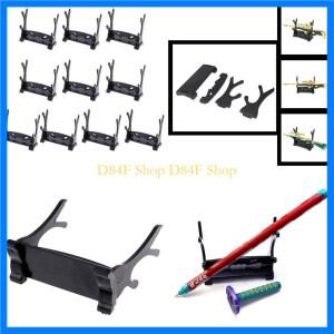 D84F 10 PCS 2 층 홀더 소드 스탠드 휴대용 검 브라켓 랙 마술 지팡이 디스플레이 선물 친구 수집기