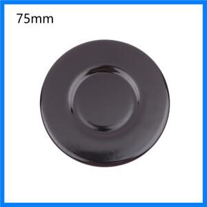 1PC 75mm 오븐 버너 DIY 액세서리 가스 스토브 용 캡 상단 화재 커버 철 오목 2.16in