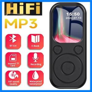 휴대용 MP3 플레이어, 1.8 인치 컬러 스크린 워크맨, Hi-Fi 블루투스 호환 디지털 오디오 음악 지지대 전자