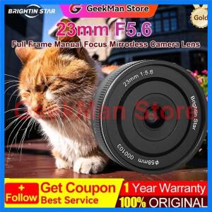 브라이트인 스타 23mm F5.6 풀프레임 수동 초점 프라임 렌즈 광각 대구경 소니 E 니콘 Z 라이카 L-마운트용