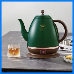 가정용 전기 주전자, 빠른 끓는 긴 주둥이, 레트로 자동 보온병 주방 도구, 1500ml, 220V
