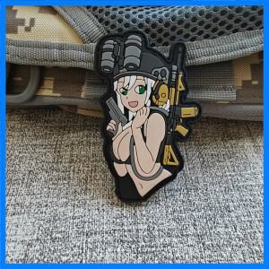2026년 신제품 PVC 전술 패치, 소녀 모랄 배지, 암밴드, 의류, 모자, 장비용, 후크 앤 루프