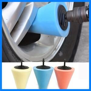 자동차 휠 광택 스펀지 그라인딩 헤드 네트형 사각지대 금속 플라스틱 연마 원뿔형