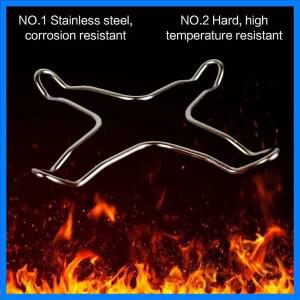 2개 가스레인지 홀더, 플레이트 그리드 크로스 감속기, 냄비 및 커피메이커용 4개 팁